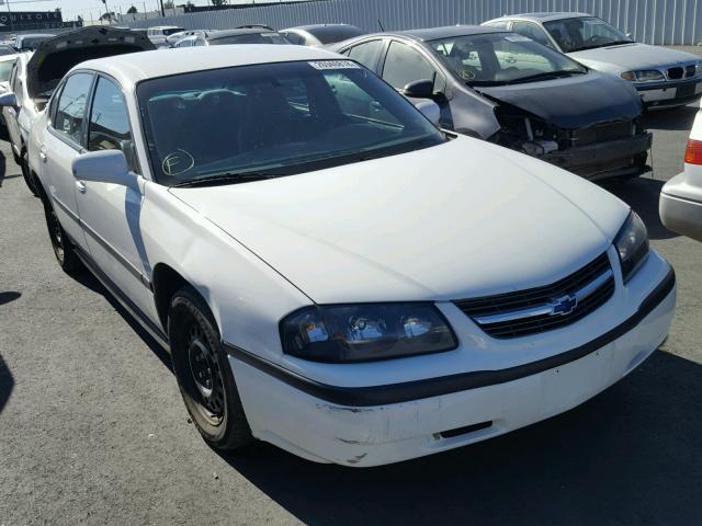 2G1WF52E739415818 - 2003 CHEVROLET IMPALA WHITE photo 1