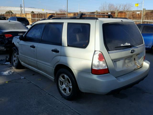 JF1SG63646H740206 - 2006 SUBARU FORESTER 2 SILVER photo 3