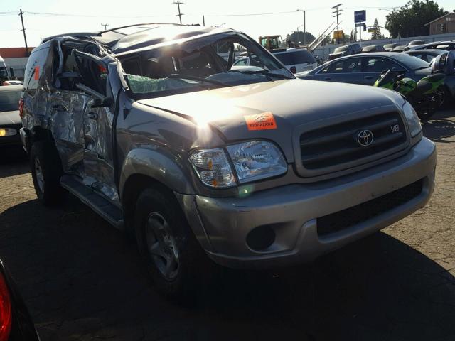 5TDZT34A32S116599 - 2002 TOYOTA SEQUOIA SR SILVER photo 1