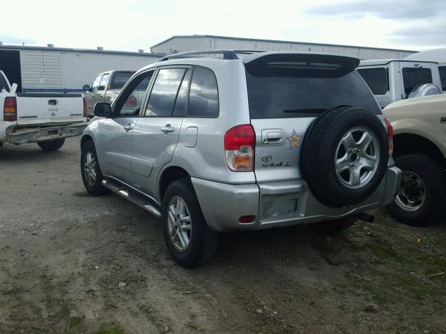 JTEGH20V730109702 - 2003 TOYOTA RAV4 SILVER photo 3