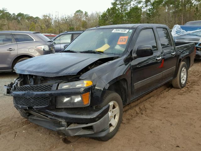 1GCDSCFE8C8111109 - 2012 CHEVROLET COLORADO L BLACK photo 2