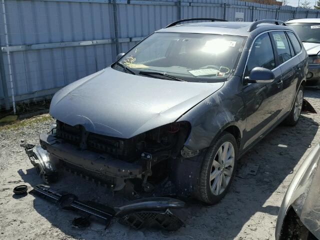 3VWPL7AJ4CM713827 - 2012 VOLKSWAGEN JETTA TDI GRAY photo 2