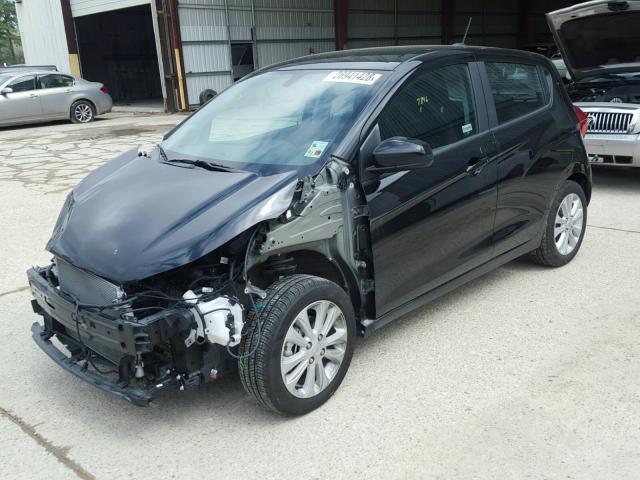KL8CD6SA5HC732718 - 2017 CHEVROLET SPARK 1LT Черный фото 2