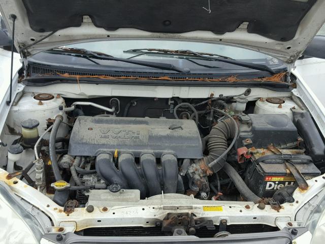 2T1BR32E73C012309 - 2003 TOYOTA COROLLA CE WHITE photo 7