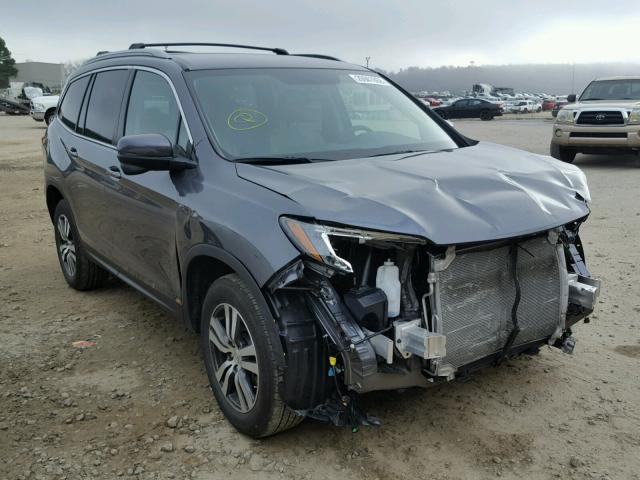 5FNYF6H34GB062385 - 2016 HONDA PILOT EX GRAY photo 1