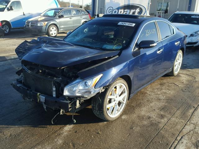 1N4AA51EX9C810357 - 2009 NISSAN MAXIMA S BLACK photo 2