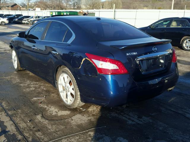 1N4AA51EX9C810357 - 2009 NISSAN MAXIMA S BLACK photo 3