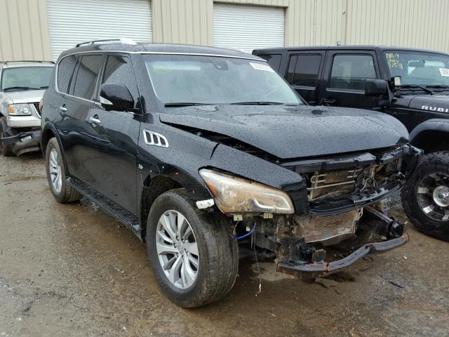 JN8AZ2NF3F9572367 - 2015 INFINITI QX80 BLACK photo 1