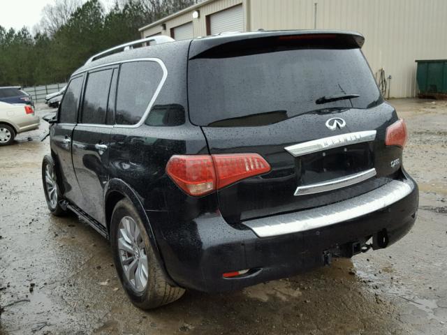 JN8AZ2NF3F9572367 - 2015 INFINITI QX80 BLACK photo 3