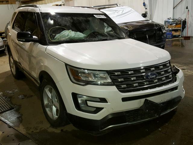 1FM5K8D81GGC88591 - 2016 FORD EXPLORER X WHITE photo 1