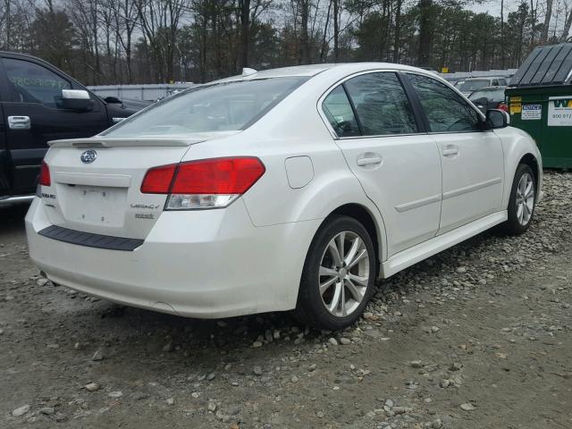 4S3BMBN60E3018414 - 2014 SUBARU LEGACY 2.5 WHITE photo 4