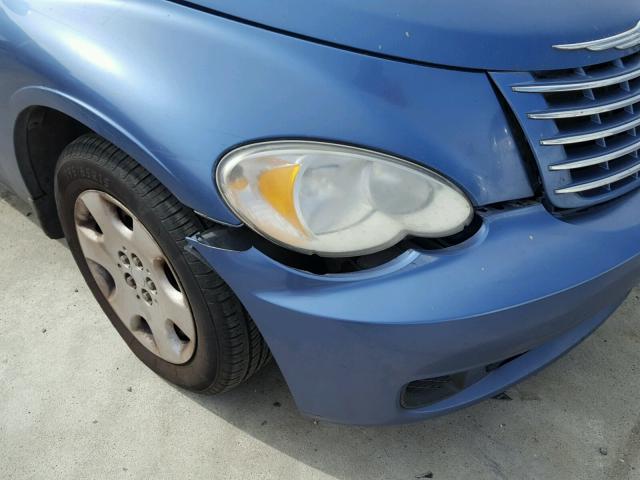 3A4FY58B47T512888 - 2007 CHRYSLER PT CRUISER BLUE photo 9