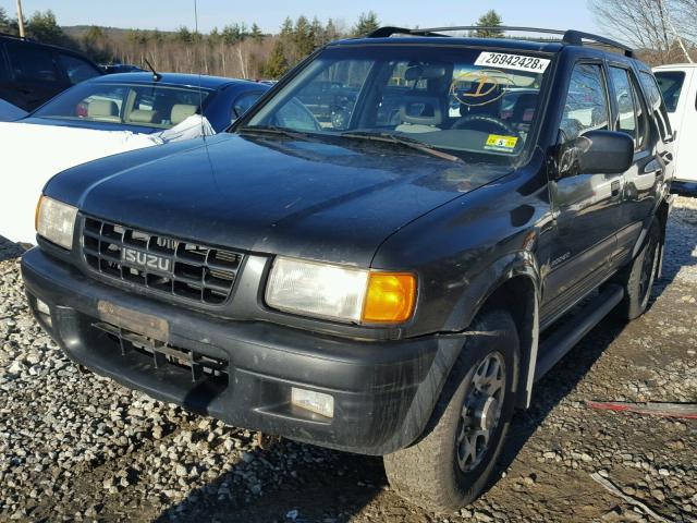 4S2CM58WXW4352421 - 1998 ISUZU RODEO S BLACK photo 2