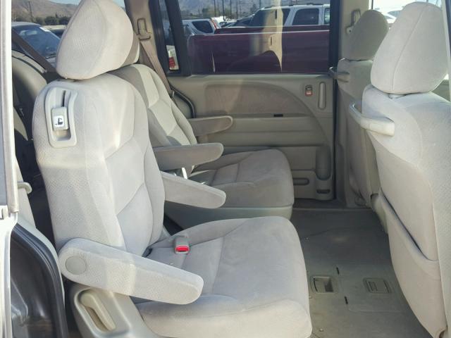 5FNRL38267B126445 - 2007 HONDA ODYSSEY LX GRAY photo 6