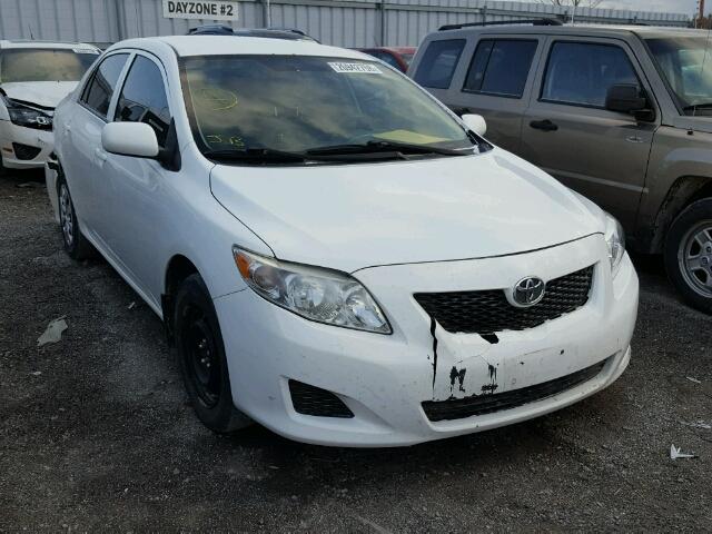 2T1BU4EE1AC270371 - 2010 TOYOTA COROLLA BA WHITE photo 1