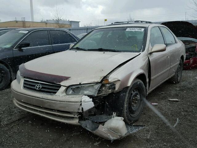 JT2BF22K410335337 - 2001 TOYOTA CAMRY CE BEIGE photo 2