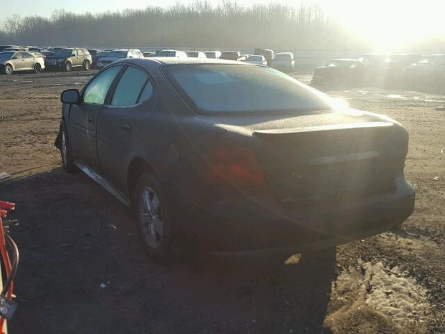 2G2WP522551244762 - 2005 PONTIAC GRAND PRIX BLACK photo 3