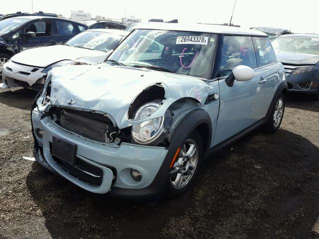 WMWSU3C56DT548253 - 2013 MINI COOPER TWO TONE photo 2