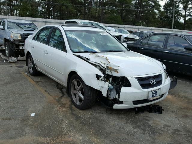 5NPEU46F36H064798 - 2006 HYUNDAI SONATA GLS WHITE photo 1