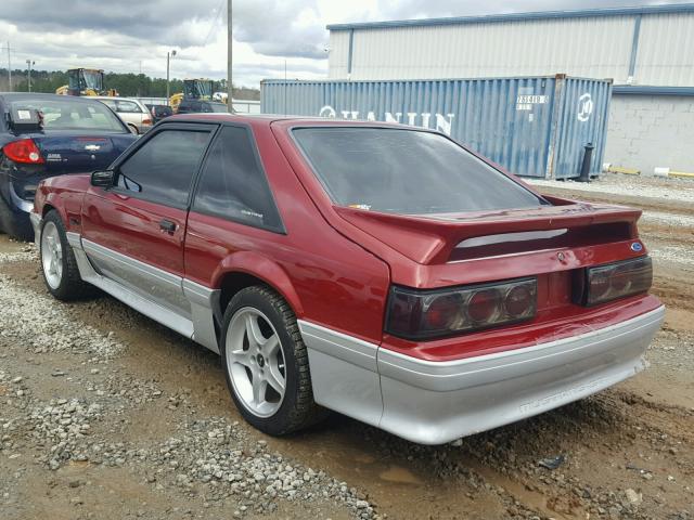 1FACP41M7MF197887 - 1991 FORD MUSTANG LX TWO TONE photo 3
