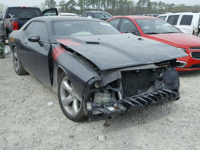 2C3CDYBT2EH143322 - 2014 DODGE CHALLENGER GRAY photo 1