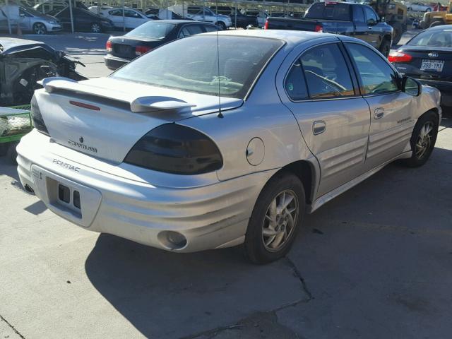 1G2NF52EX1C154939 - 2001 PONTIAC GRAND AM S SILVER photo 4