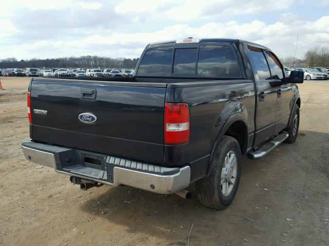 1FTPW12564FA32286 - 2004 FORD F150 SUPER BLACK photo 4