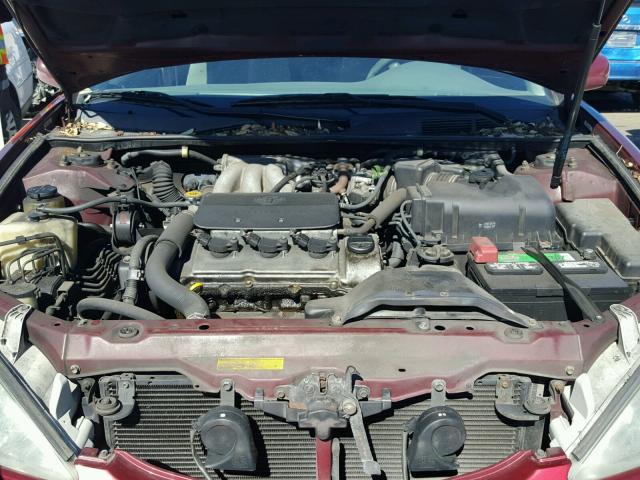 4T1BF30K82U004086 - 2002 TOYOTA CAMRY LE RED photo 7