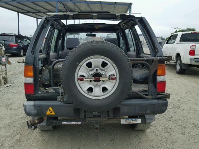 JN8HD17Y2PW109516 - 1993 NISSAN PATHFINDER BLACK photo 10