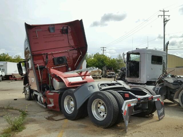 4V4NC9EH3HN972808 - 2017 VOLVO VNL BURGUNDY photo 3