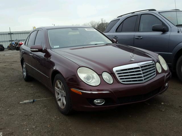 WDBUF22X58B206046 - 2008 MERCEDES-BENZ E 320 CDI BURGUNDY photo 1