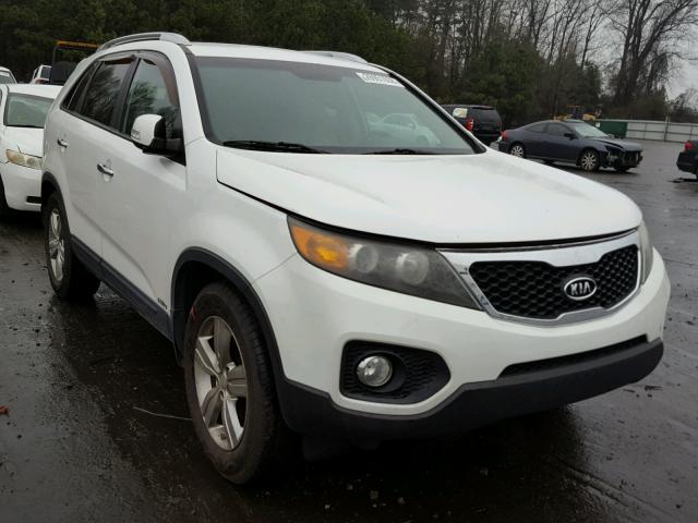 5XYKUDA63CG231707 - 2012 KIA SORENTO EX WHITE photo 1