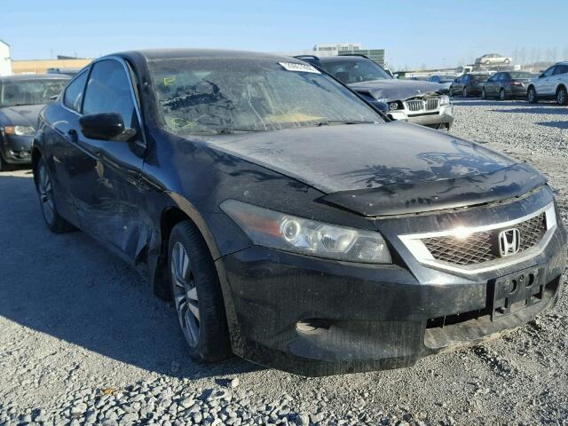 1HGCS12808A800725 - 2008 HONDA ACCORD EXL BLACK photo 1