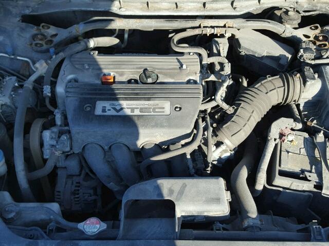 1HGCS12808A800725 - 2008 HONDA ACCORD EXL BLACK photo 7