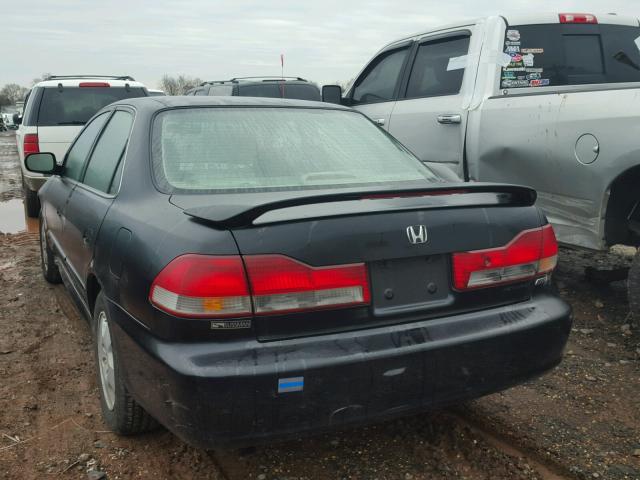 1HGCG16582A079191 - 2002 HONDA ACCORD EX BLACK photo 3