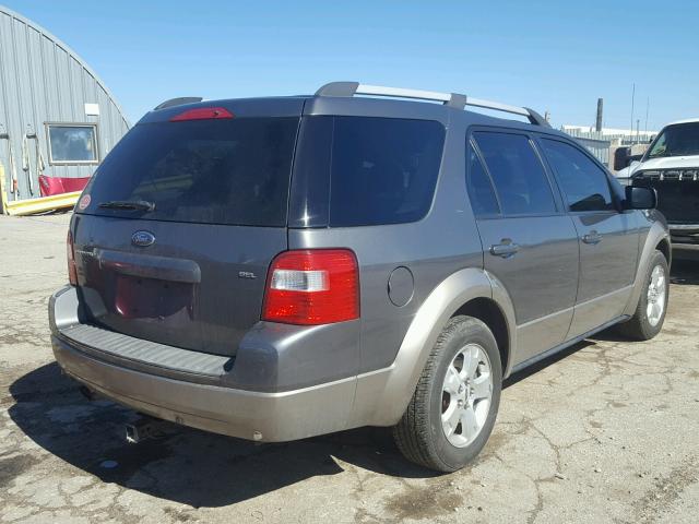 1FMDK02116GA00554 - 2006 FORD FREESTYLE GRAY photo 4