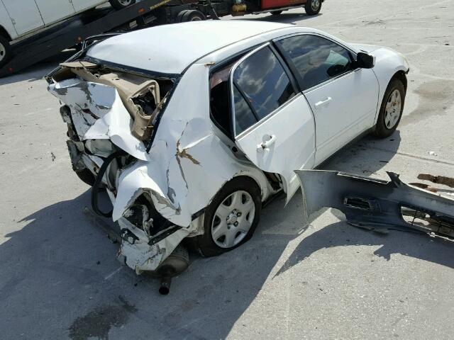 1HGCM56477A027338 - 2007 HONDA ACCORD LX WHITE photo 4