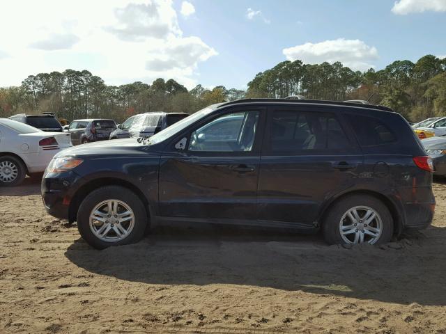 5NMSG3AB2AH381454 - 2010 HYUNDAI SANTA FE G BLUE photo 9