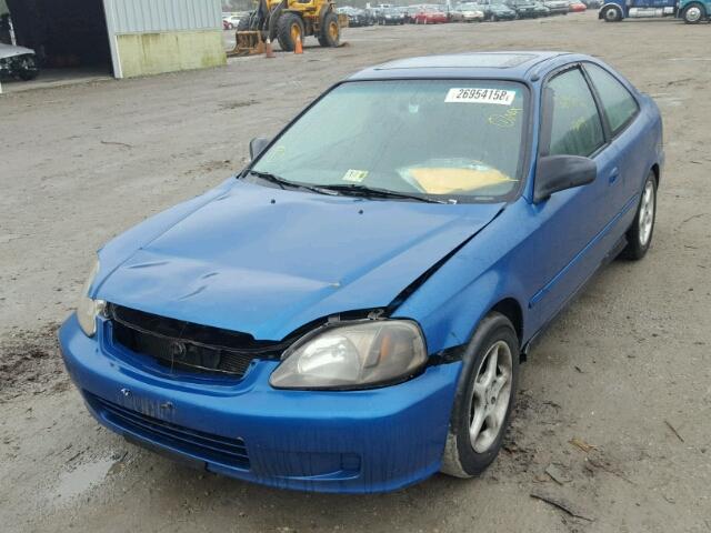 1HGEJ8245XL072159 - 1999 HONDA CIVIC EX BLUE photo 2