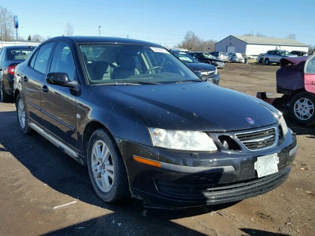 YS3FD49YX61025465 - 2006 SAAB 9-3 BASE BLACK photo 1