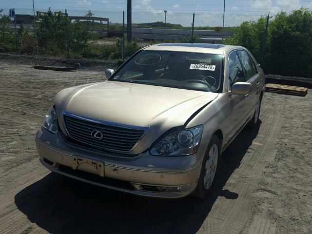 JTHBN36F640173601 - 2004 LEXUS LS 430 GOLD photo 2