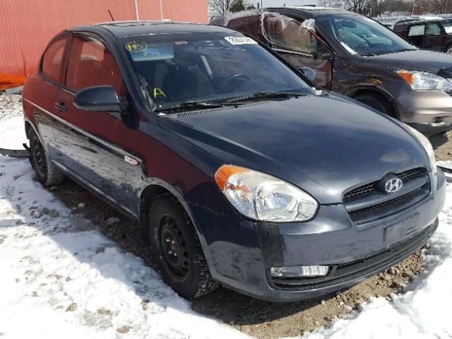 KMHCN35C78U085261 - 2008 HYUNDAI ACCENT BAS BLUE photo 1