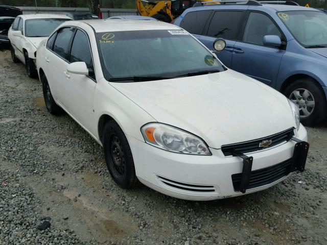 2G1WS553389172585 - 2008 CHEVROLET IMPALA POL WHITE photo 1