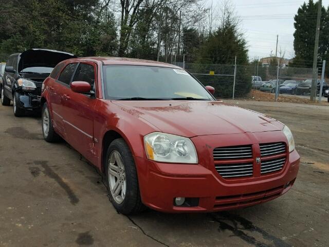 2D8FV47V36H145527 - 2006 DODGE MAGNUM SXT RED photo 1