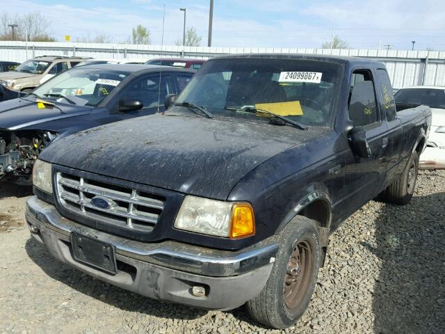 1FTZR44E62PB26416 - 2002 FORD RANGER SUP BLUE photo 2