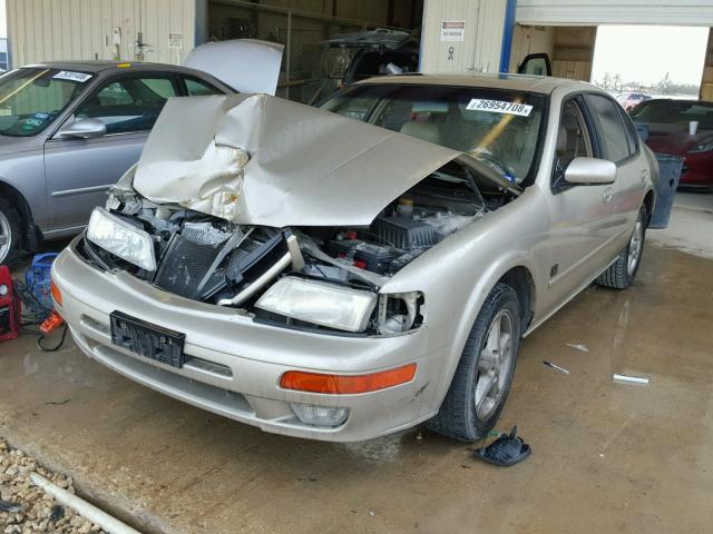 JN1CA21D6XT822272 - 1999 NISSAN MAXIMA GLE GOLD photo 2