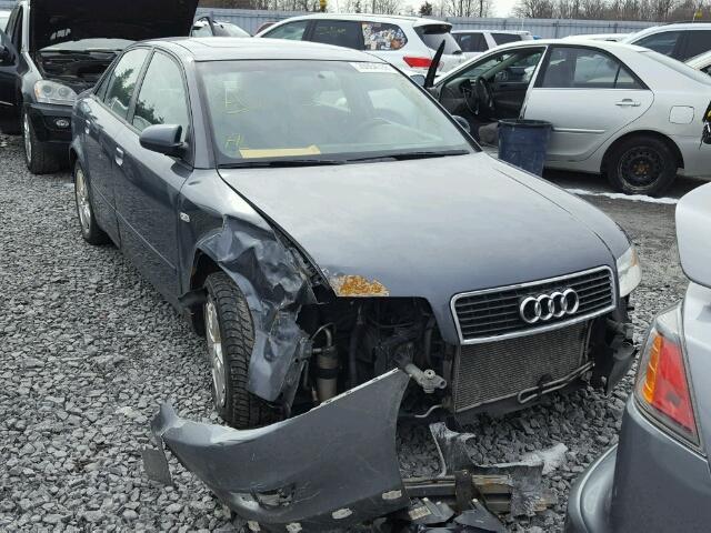 WAULC68E84A140351 - 2004 AUDI A4 1.8T QU BLUE photo 1