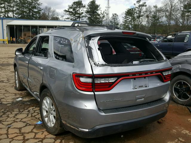 1C4RDHAG9EC353817 - 2014 DODGE DURANGO SX SILVER photo 3