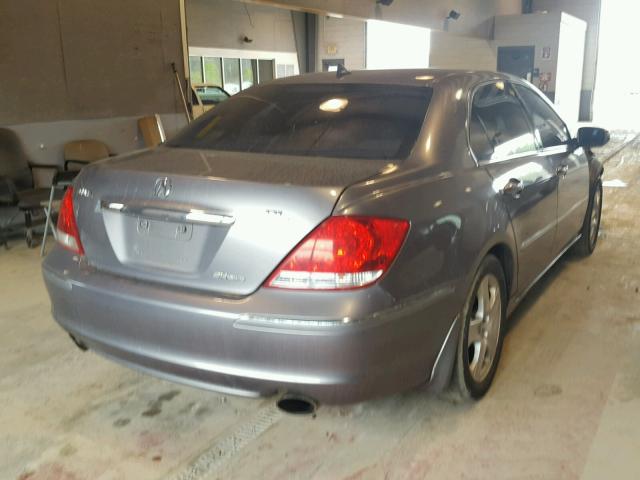 JH4KB16545C000650 - 2005 ACURA RL Boz foto 4