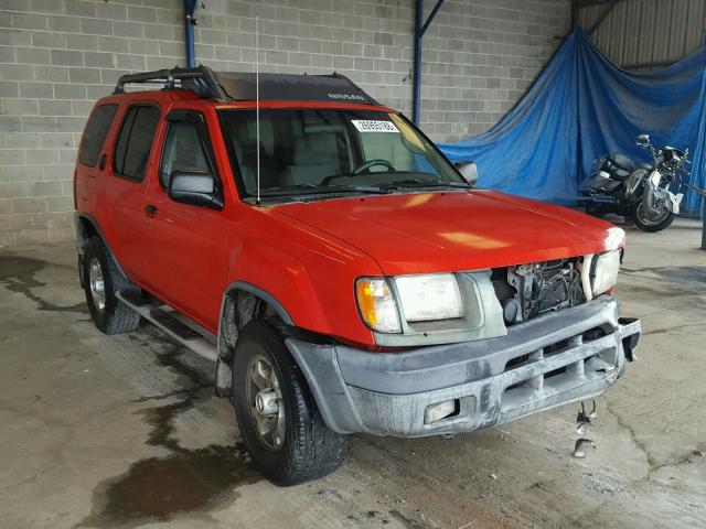 5N1ED28T7YC551813 - 2000 NISSAN XTERRA XE RED photo 1